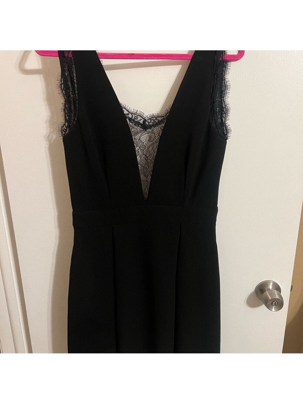 BCBGENERATION Black Lace Detail Dress 8 - Picture 2 of 7